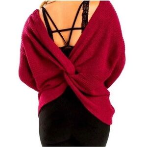 Harper Heritage (Francesca’s) Twist Back Sweater